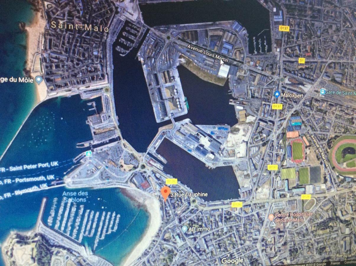 Ferienwohnung Le Dauphine Saint-Malo Exterior foto